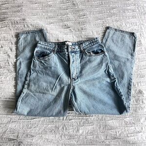 H&M - High Waisted Straight Leg Jeans